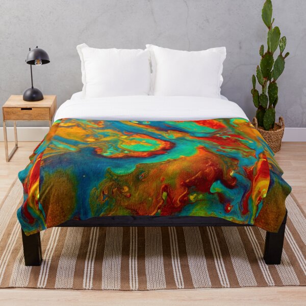 Patina Swirl Throw Blanket