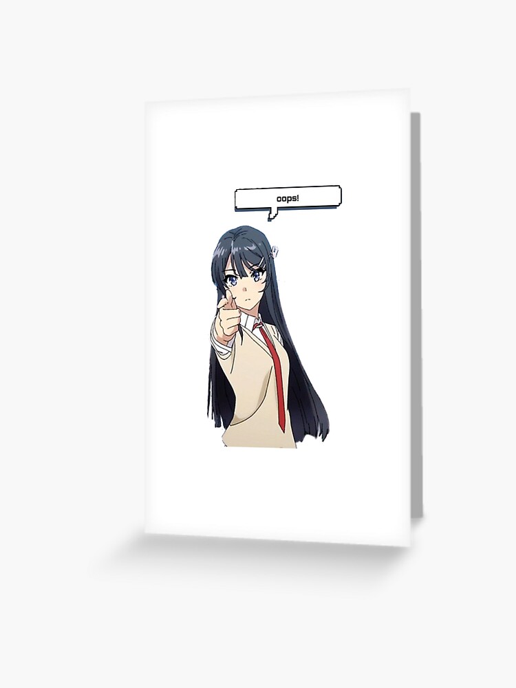 Seishun Buta Yarou wa Bunny Girl Senpai no Yume wo Minai | Greeting Card