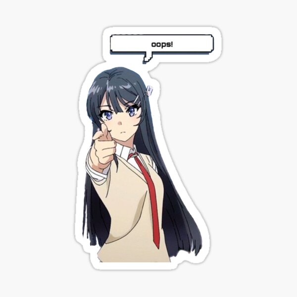 10/30/50 Buah/Pak Anime Seishun Buta Yarou Wa Kelinci Perempuan Senpai No Yume  Wo Minai Stiker untuk Kulkas Mobil Sepeda Notebook - AliExpress