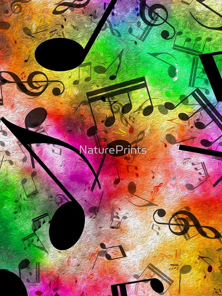 Thumbnail 4 of 4, iPhone Case, Dancing Musical Notes designed and sold by NaturePrints.