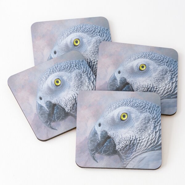 Item preview, Pretty African Grey Parrot designed and sold by Elisabeth Lucas.