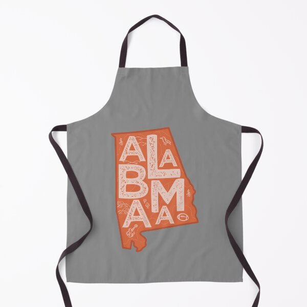 Item preview, Alabama Map Typography Red designed and sold by HelloGentry.