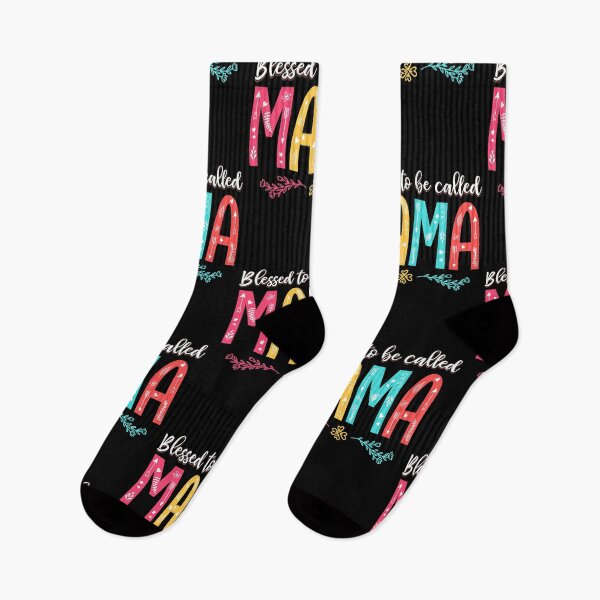 Item preview, Funny Blessed Mama Floral Birthday Shirt Hippie Mom Grandma Mothers Day T Shirt designed and sold by tuanitus.