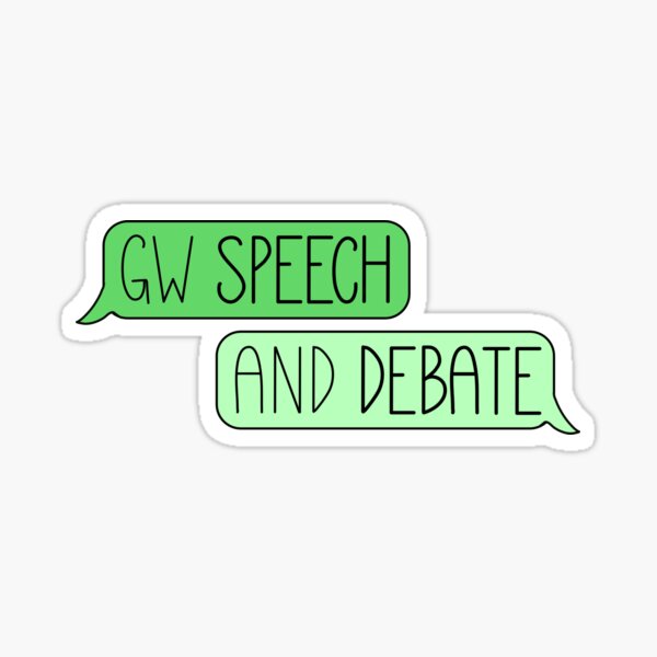 GWSD Text Bubble Sticker