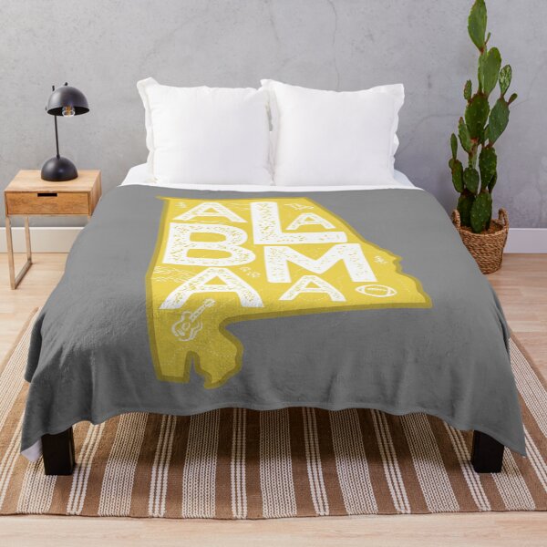 Item preview, Alabama Map Typography Gold designed and sold by HelloGentry.