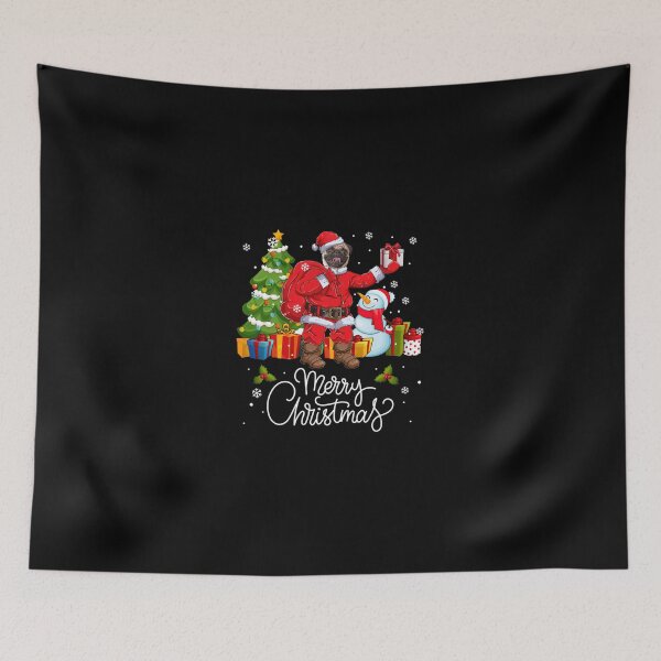 Item preview, Pug Santa Christmas Pajama Family Group designed and sold by Konlasa.
