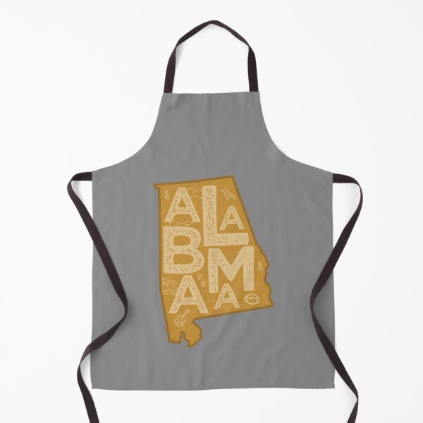Item preview, Alabama Map Typography Brown designed and sold by HelloGentry.