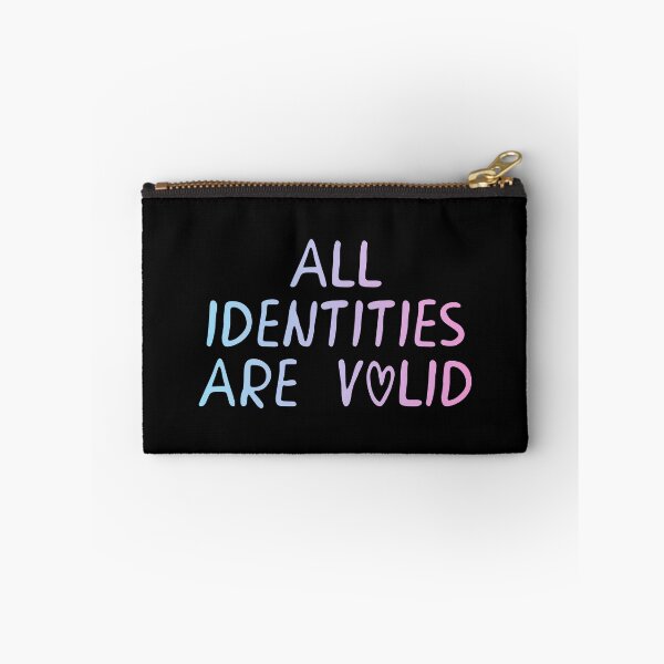 Item preview, All Identities Are Valid Transgender Flag Hippie Text 2 designed and sold by everything4eva.