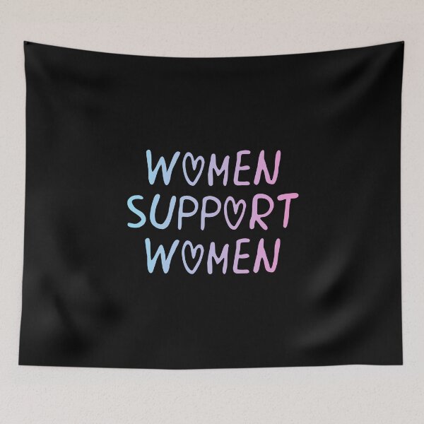 Item preview, Women Support Women Transgender Flag Hippie Text 2 designed and sold by everything4eva.