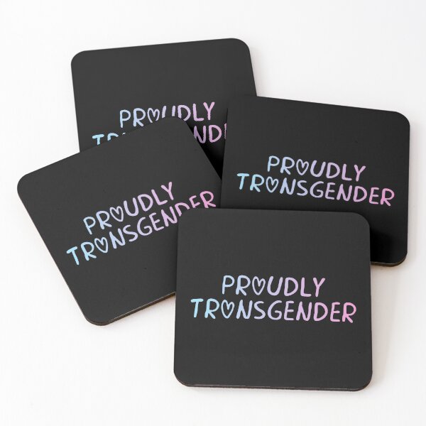 Item preview, Proudly Trans Transgender Flag Hippie Text 2 designed and sold by everything4eva.