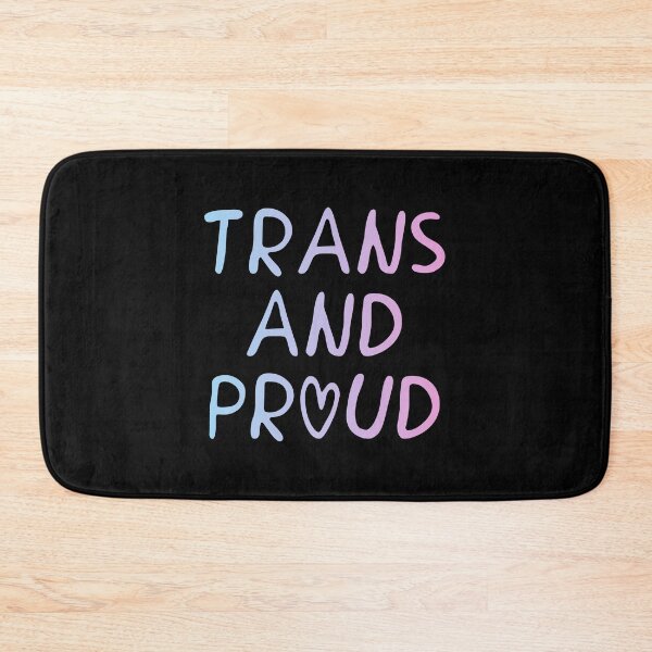 Item preview, Trans And Proud Transgender Flag Hippie Text 2 designed and sold by everything4eva.