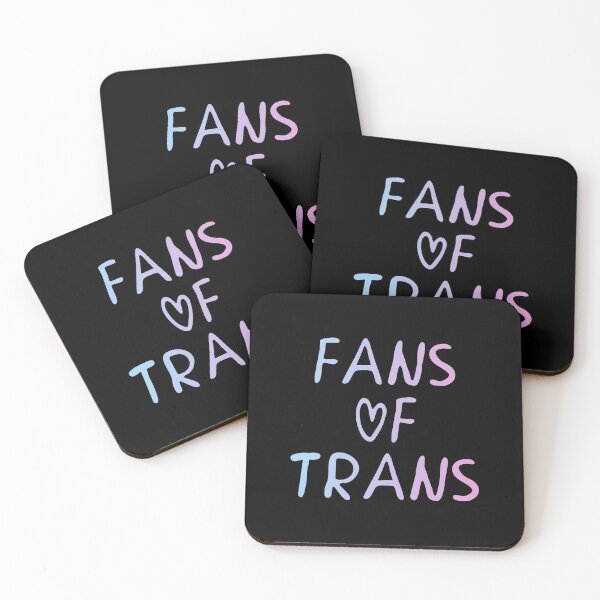 Item preview, Fans Of Trans Transgender Flag Hippie Text 2 designed and sold by everything4eva.