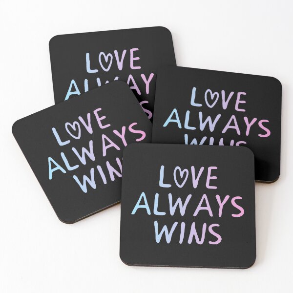 Item preview, Love Always Wins Transgender Flag Hippie Text 2 designed and sold by everything4eva.