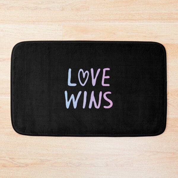 Item preview, Love Wins Transgender Flag Hippie Text 2 designed and sold by everything4eva.