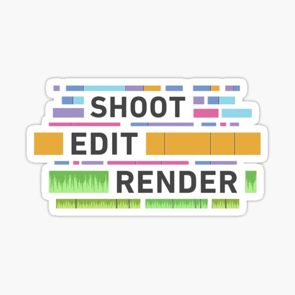 Item preview, Shoot Edit Render | Editor Editing Videographer designed and sold by AcornJamKit.