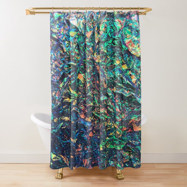 Opalhouse Koi Blue Fish Print Shower Curtain