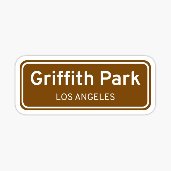 Item preview, Griffith California Parks Street Sign designed and sold by allcitymetro.