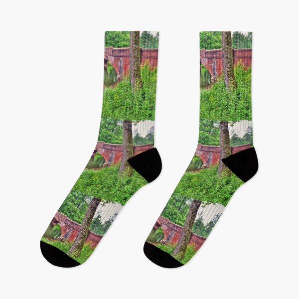 Item preview, Biltmore Estate Bridge over Bass Pond designed and sold by Savannah Gibbs.