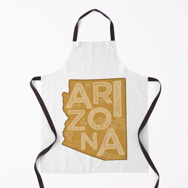 Item preview, Arizona Map Typography Brown designed and sold by HelloGentry.