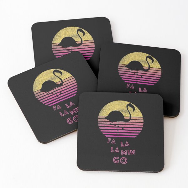 Artikelvorschau, Fa la la Mingo Flamingo Liebhaber Retro Vintage entworfen und verkauft von WichitaClothing.