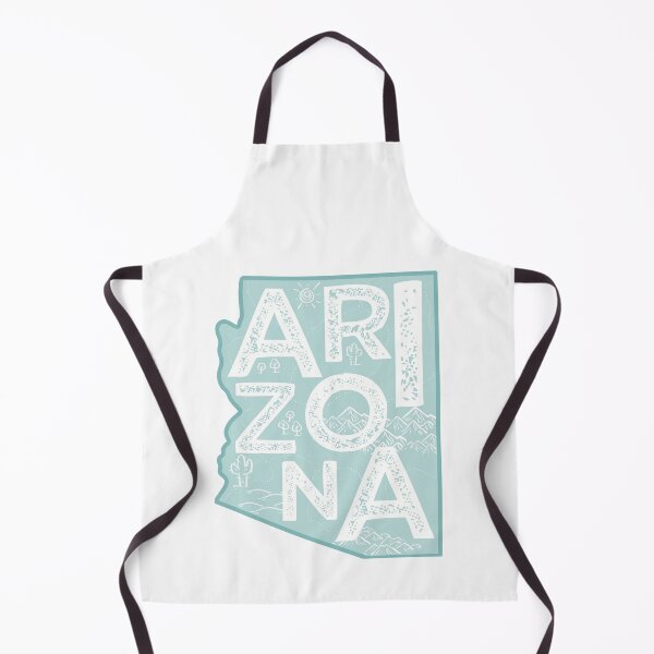 Item preview, Arizona Map Typography Blue designed and sold by HelloGentry.