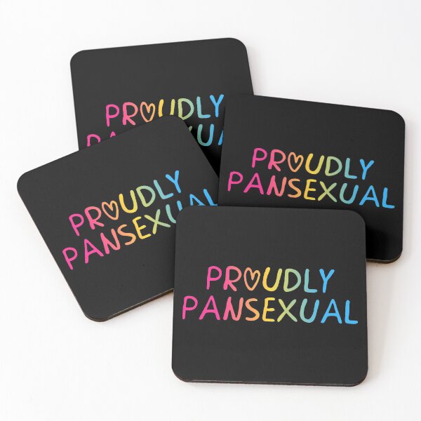 Item preview, Proudly Pansexual Pansexuality Flag Hippie Text 2 designed and sold by everything4eva.