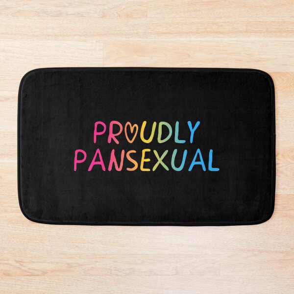 Item preview, Proudly Pansexual Pansexuality Flag Hippie Text 2 designed and sold by everything4eva.