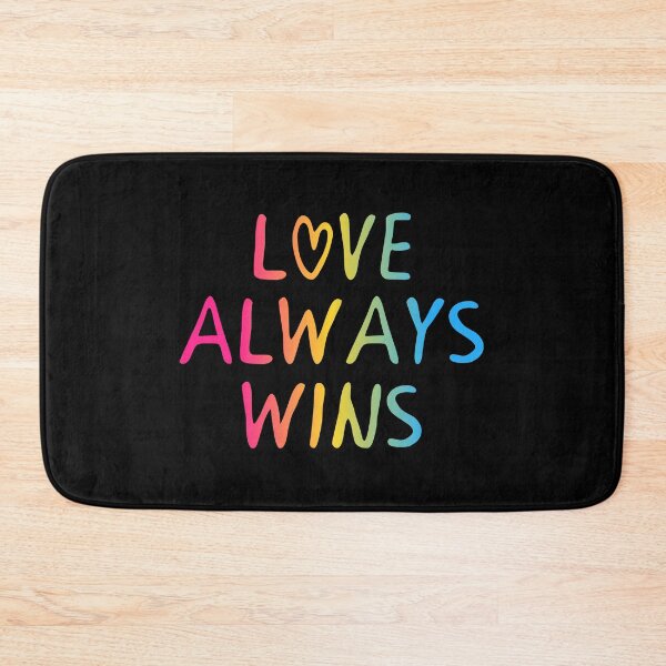 Item preview, Love Always Wins Pansexual Flag Hippie Text 2 designed and sold by everything4eva.
