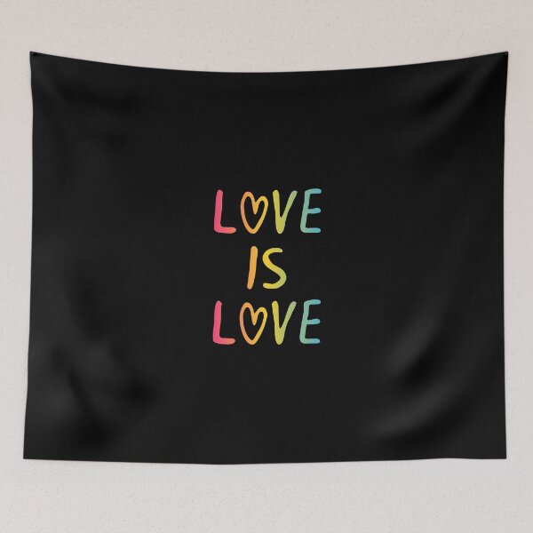 Item preview, Love is Love Pansexual Flag Hippie Text 2 designed and sold by everything4eva.
