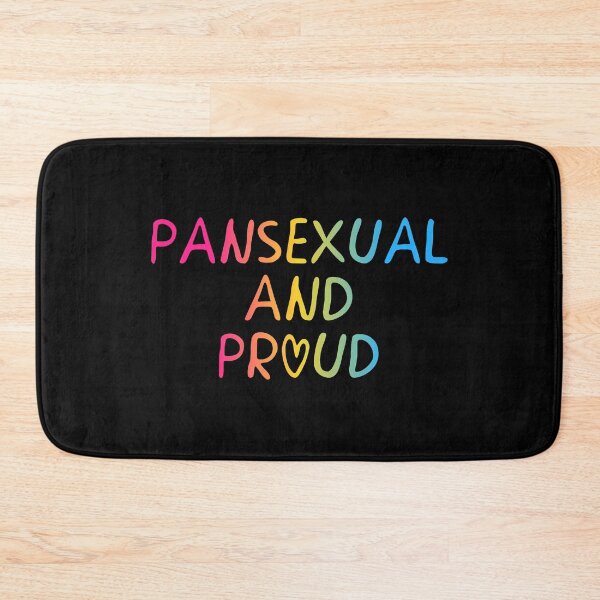 Item preview, Pansexual And Proud Pansexuality Flag Hippie Text 2 designed and sold by everything4eva.