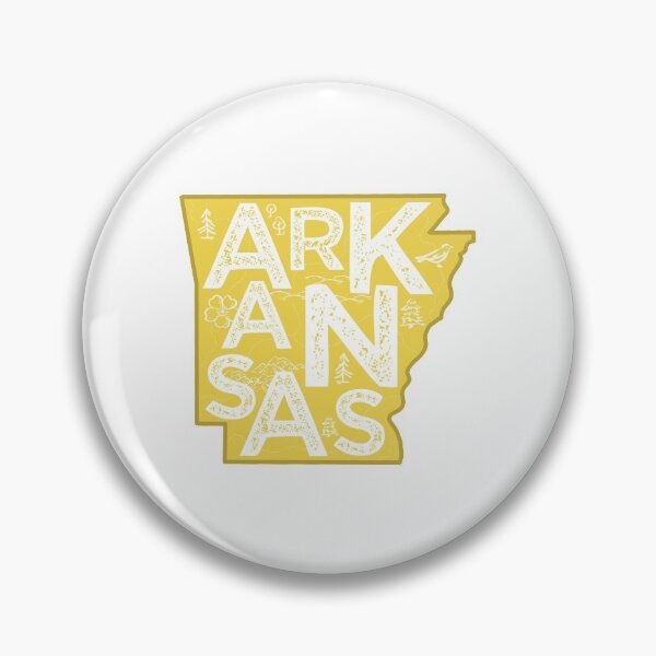Item preview, Arkansas Map Typography Gold designed and sold by HelloGentry.