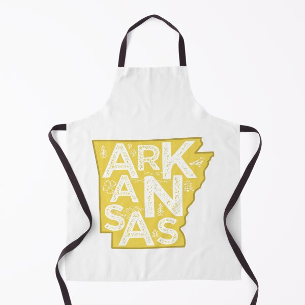 Item preview, Arkansas Map Typography Gold designed and sold by HelloGentry.