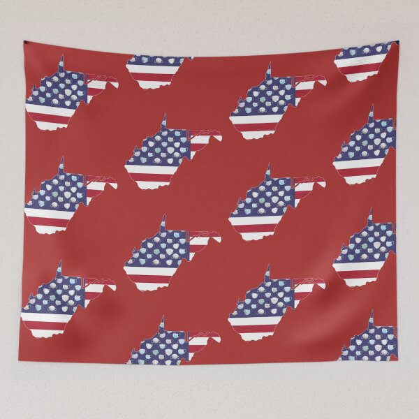 Item preview, West Virginia - WV State Map designed and sold by Fei A.