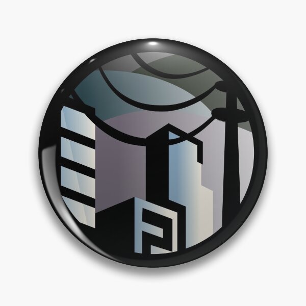 Item preview, Grey city round designed and sold by Freaking-alyson.