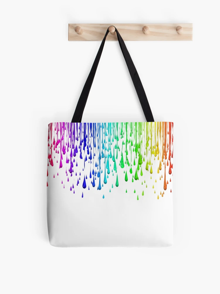 Thumbnail 1 of 2, Tote Bag, Colourful Sun Shower Print designed and sold by RocketshSD.