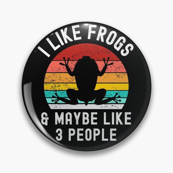 Item preview, I Like Frogs and Maybe 3 People Funny Frog Lover designed and sold by ohmier.