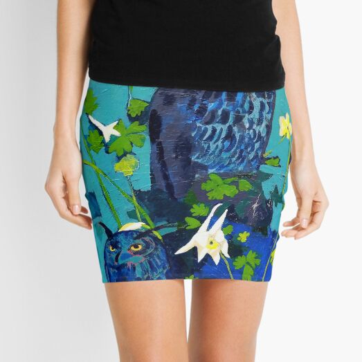 Midnight Owls Mini Skirt