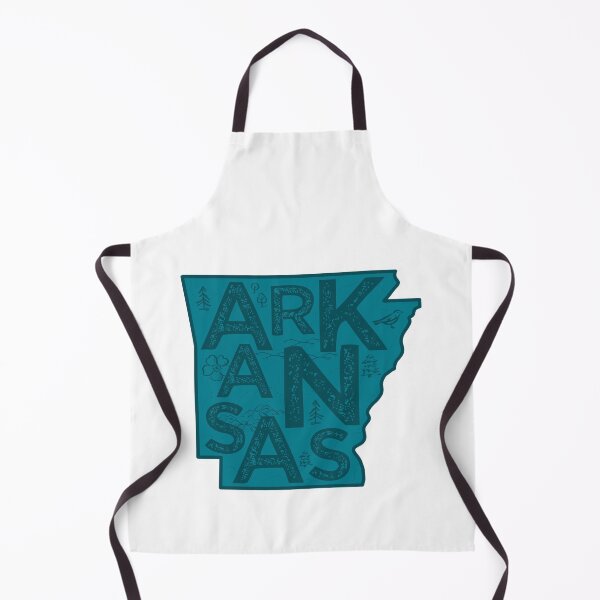 Item preview, Arkansas Map Typography Navy designed and sold by HelloGentry.