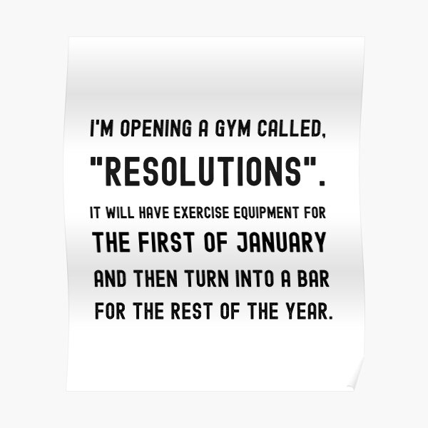 New Years Resolutions Posters for Sale | Redbubble New Years Resolutions Posters for Sale | Redbubble
