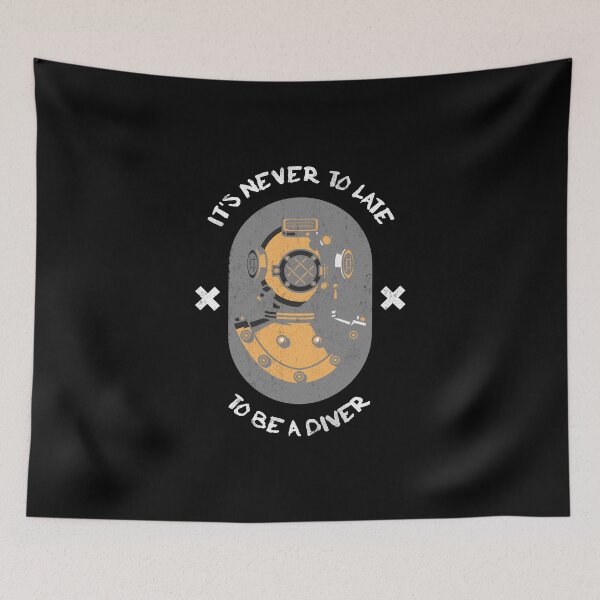 Item preview, It's never too late to be a diver designed and sold by Belcibol.