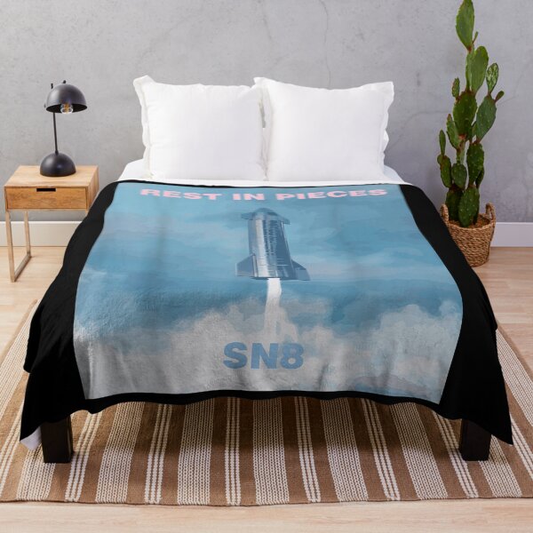 Item preview, Descanse en pedazos, SN8 Starship RIP para SpaceX designed and sold by AkersCoe.