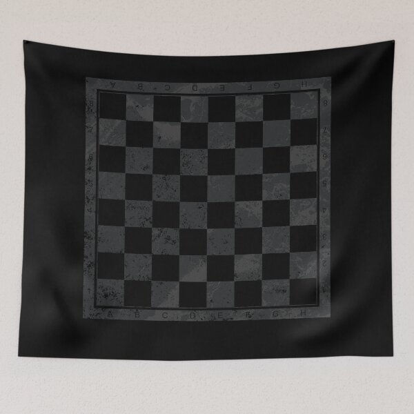 Item preview, Chess Board Black Marble Vintage designed and sold by CozyMarket.