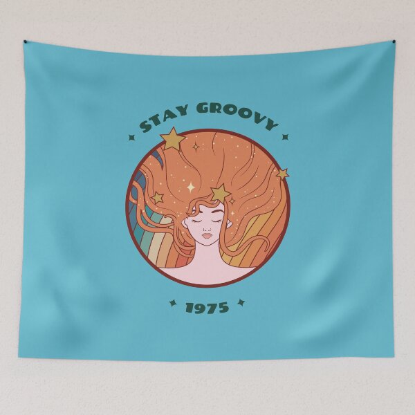 Item preview, Stay Groovy 1975 Vintage Retro Groovy designed and sold by gugenia.