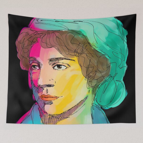 Item preview, Mary Wollstonecraft abstract painting designed and sold by KennyLucky.