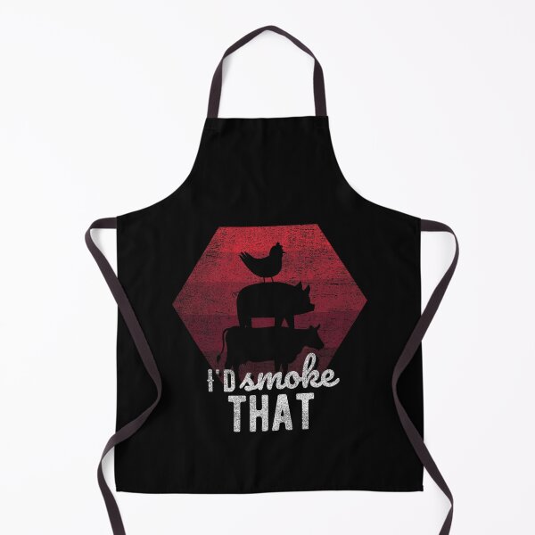 Item preview, I Smoke That Meat Lover Anti-Vegan Vegetarian Eat Beef designed and sold by WichitaClothing.