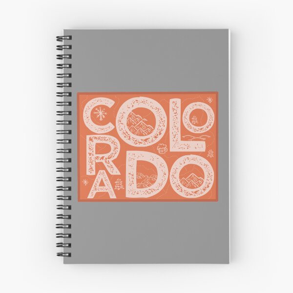 Item preview, Colorado Map Typography Red designed and sold by HelloGentry.
