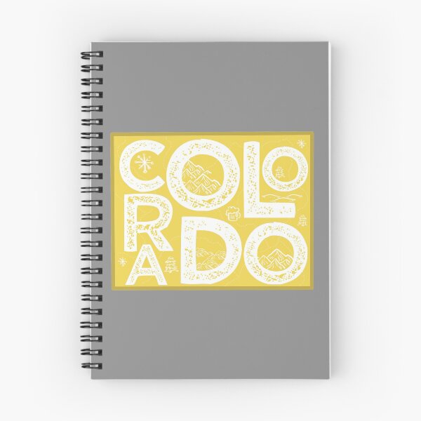 Item preview, Colorado Map Typography Gold designed and sold by HelloGentry.