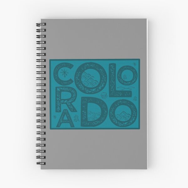 Item preview, Colorado Map Typography Navy designed and sold by HelloGentry.