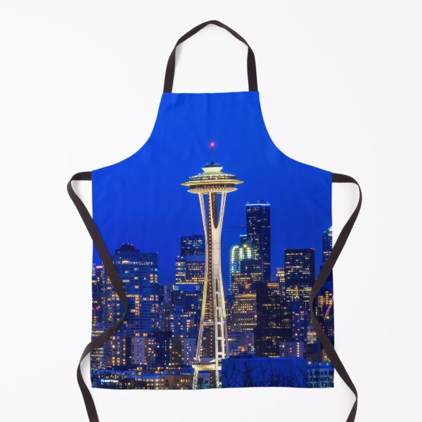 Item preview, Famous Space Needle in Seattle at sunset designed and sold by SvetlanaSF.