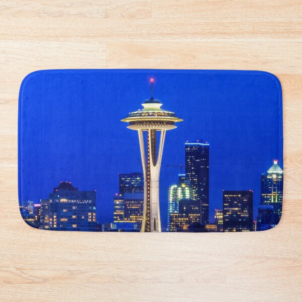 Item preview, Famous Space Needle in Seattle at sunset designed and sold by SvetlanaSF.